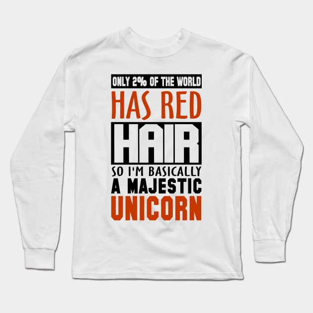 Red Hair Best T-shirt Long Sleeve T-Shirt by KsuAnn